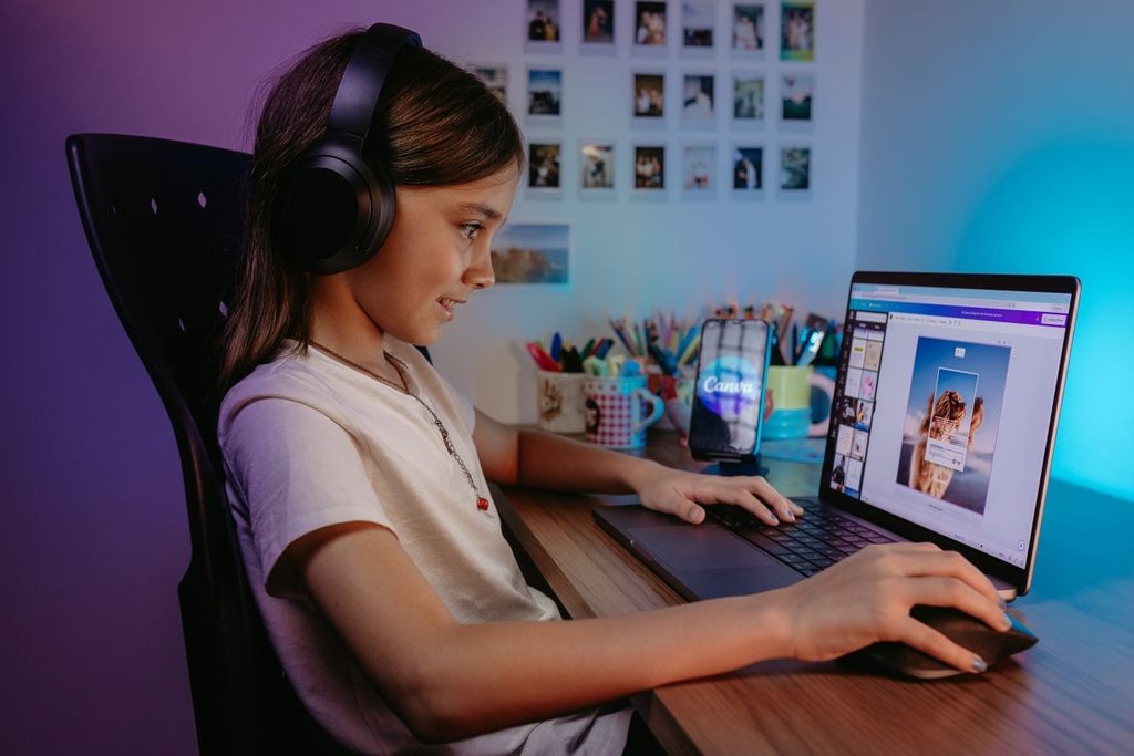 bureau d'un adolescent